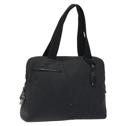 Prada Sport Zip Shoulder Bag Canvas, GRAY, CANVAS, Shoulder bag