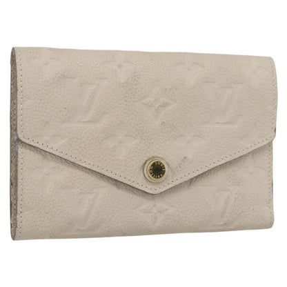 Louis Vuitton Zoe Wallet Monogram Empreinte Leather, BEIGE, LEATHER, Wallets