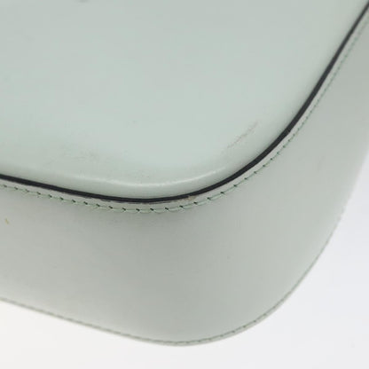 Celine Flap Shoulder Bag Leather, SILVER, LEATHER, Shoulder bag