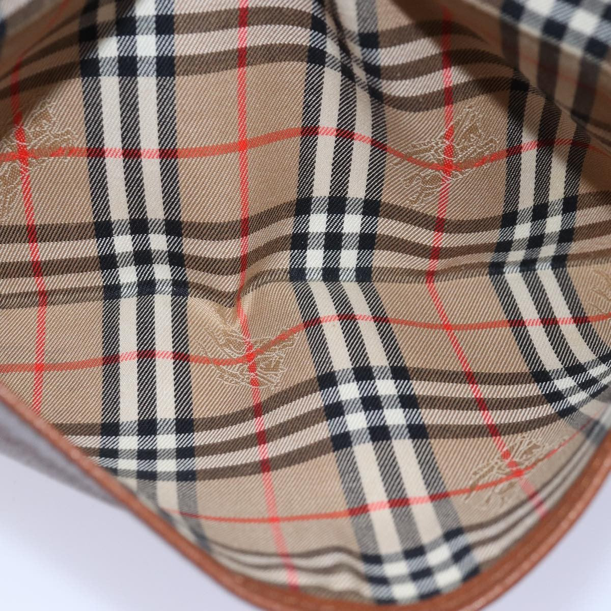Burberry Vintage Pouch Leather, Brown, Leather, Clutch