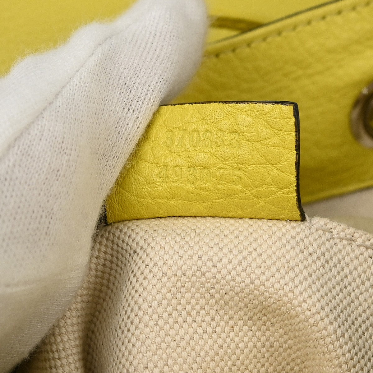 Gucci Bamboo Tassel Backpack Leather, YELLOW, LEATHER, Backpack