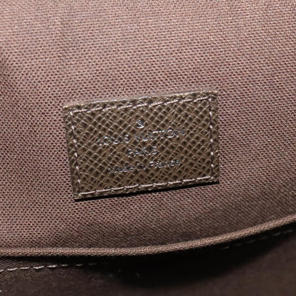 Louis Vuitton Andrei Messenger Bag Taiga Leather, BROWN, LEATHER, Shoulder bag