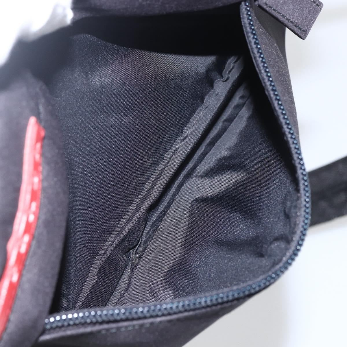 Prada Sport Zip Shoulder Bag Nylon, BLACK, NYLON, Shoulder bag