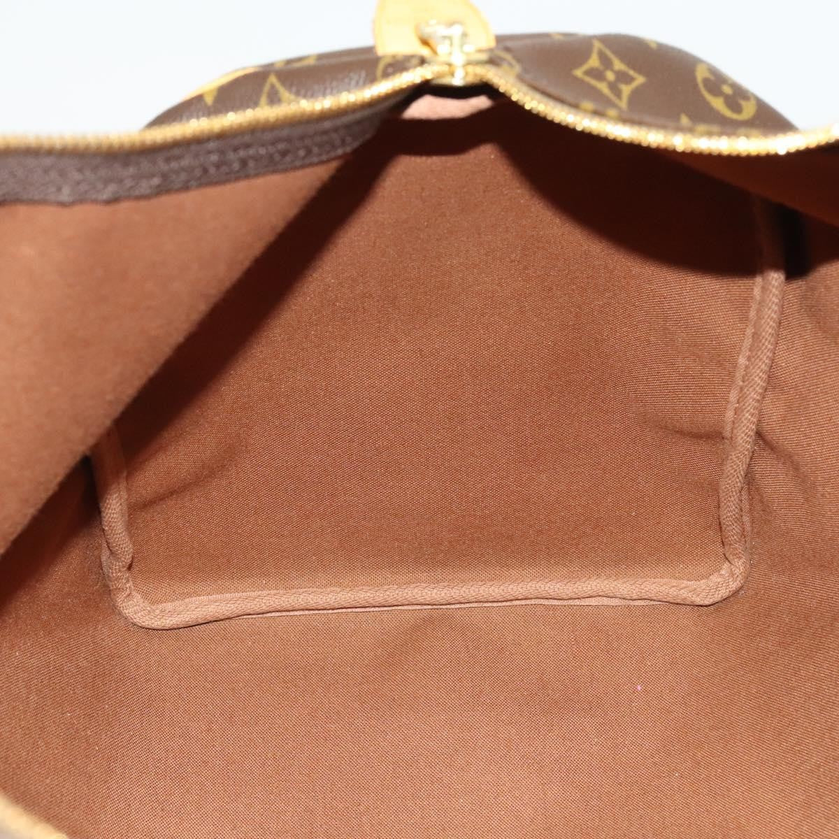 Louis Vuitton Keepall Bag Monogram Canvas, BROWN, CANVAS, Travel bag