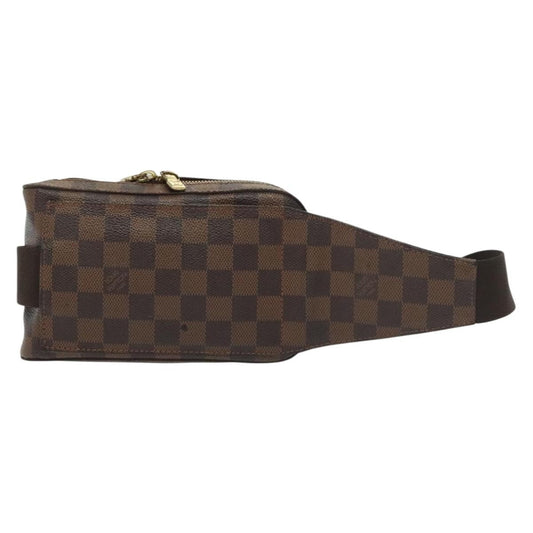 Louis Vuitton Geronimos Waist Bag Damier, BROWN, CANVAS, Shoulder bag