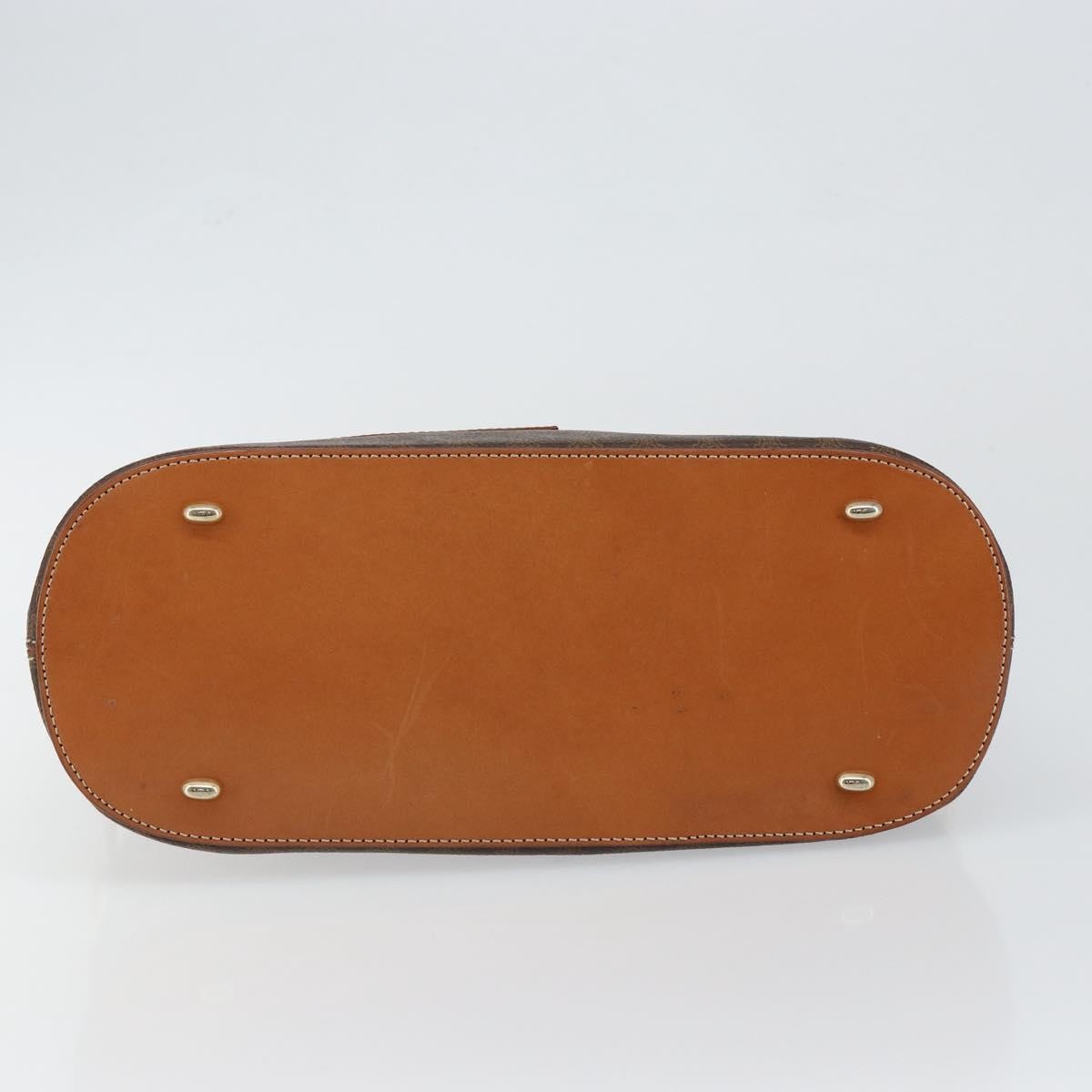 Celine Vintage Macadam Handbag Macadam, BROWN, CANVAS, Handbag