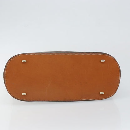 Celine Vintage Macadam Handbag Macadam, BROWN, CANVAS, Handbag