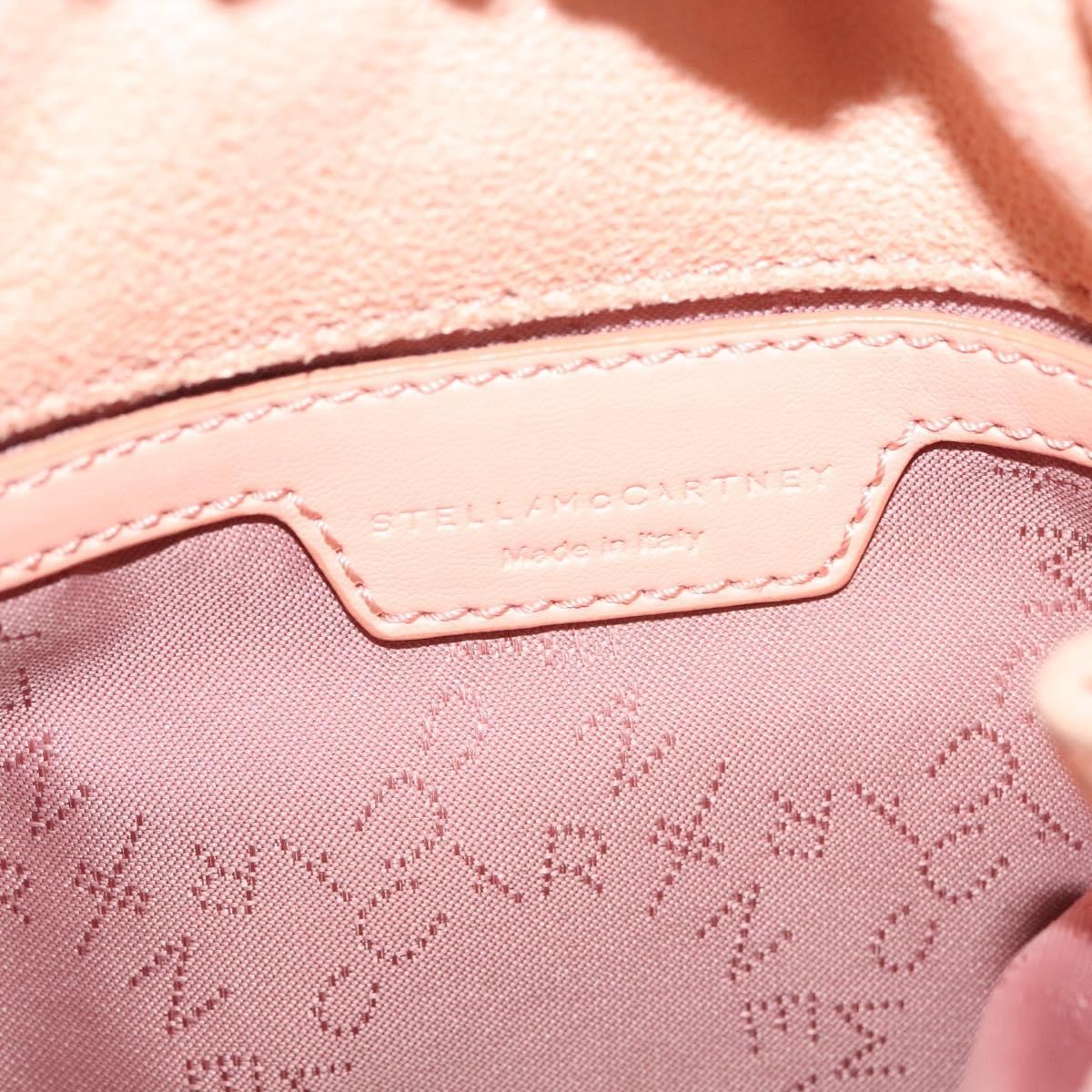 Stella McCartney Falabella Fold Over Crossbody Bag Suede, PINK, SUEDE, Shoulder bag