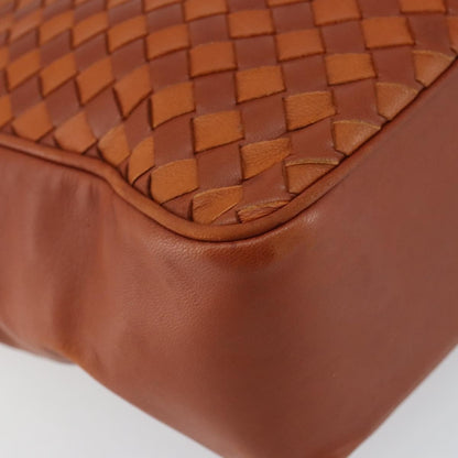 Bottega Veneta Parachute Handle Bag Intrecciato Leather, BROWN, LEATHER, Tote bag