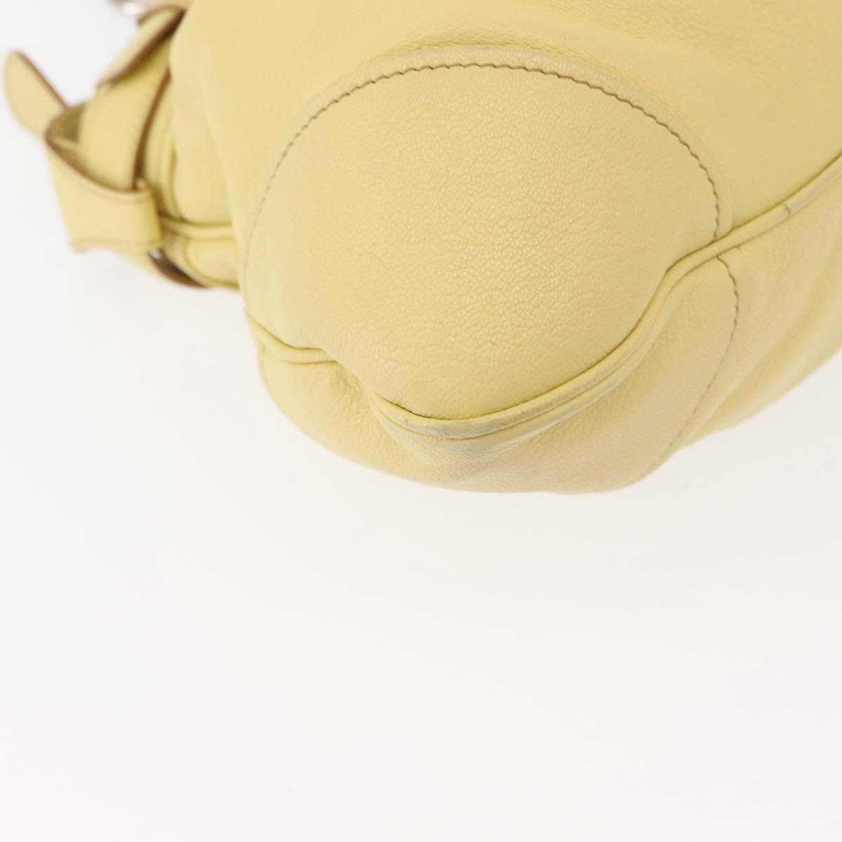 Salvatore Ferragamo Marisa Satchel Leather, YELLOW, LEATHER, Tote bag