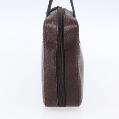 Christian Dior Vintage CD Handbag Leather, BROWN, LEATHER, Handbag