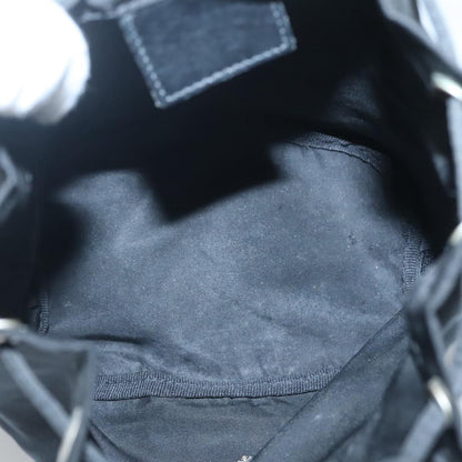 Prada Vela Drawstring Bucket Pouch Tessuto, BLACK, NYLON, Clutche & pouche