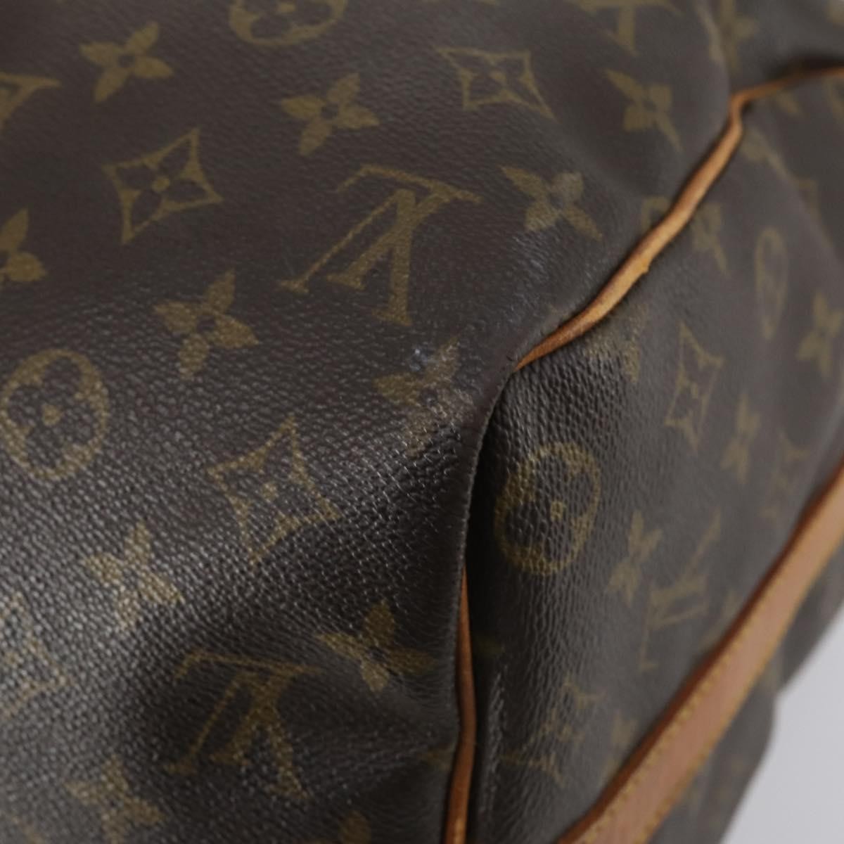 Louis Vuitton Keepall Bag Monogram Canvas, BROWN, CANVAS, Travel bag