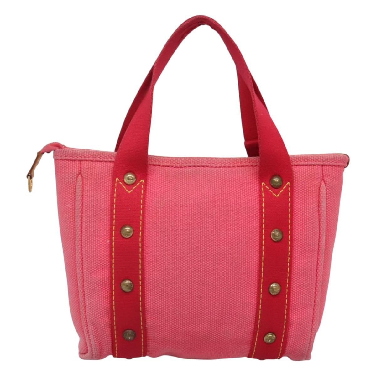 Louis Vuitton Antigua Tote Canvas, PINK, CANVAS, Tote bag