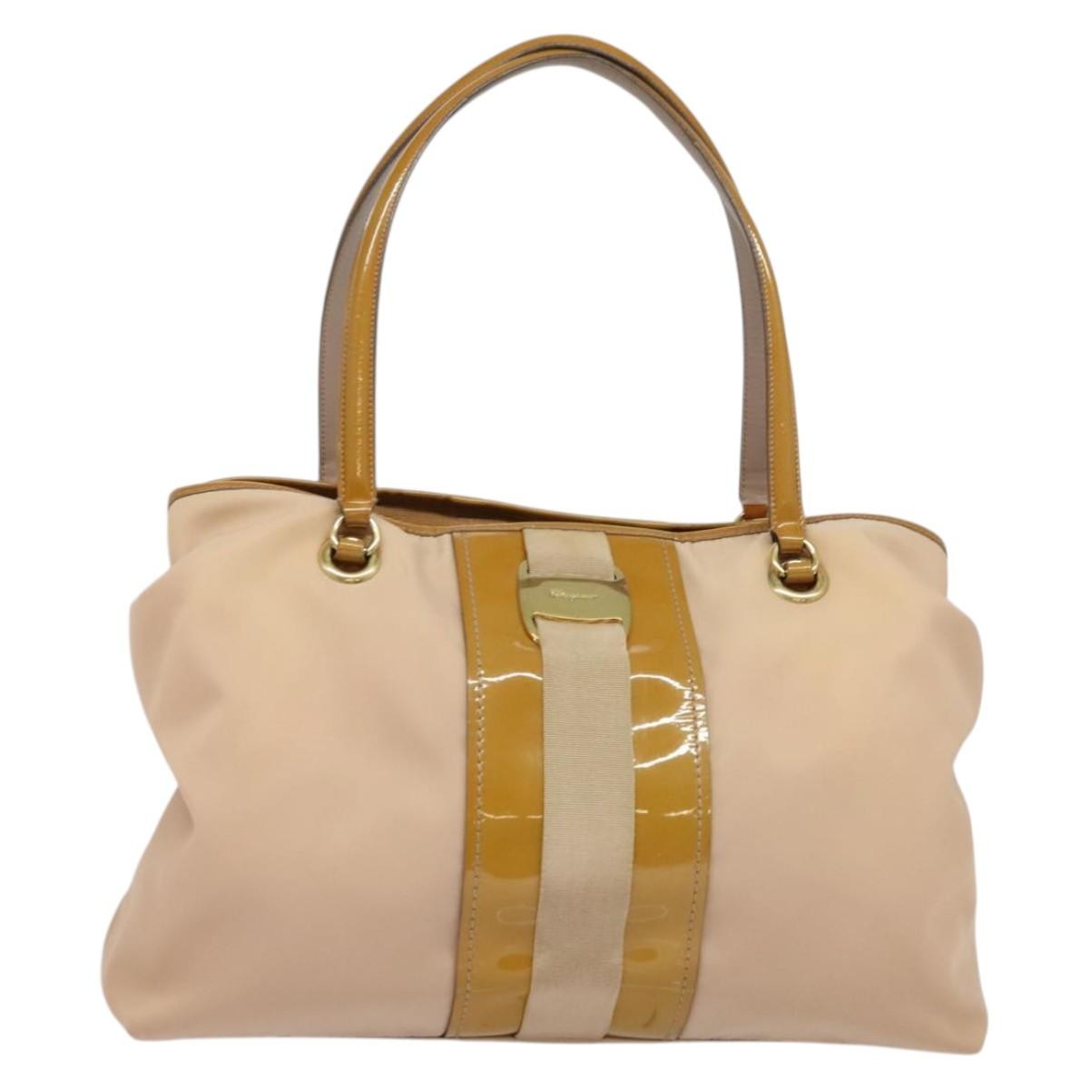 Salvatore Ferragamo Vala tote Nylon, PINK, NYLON, Tote bag