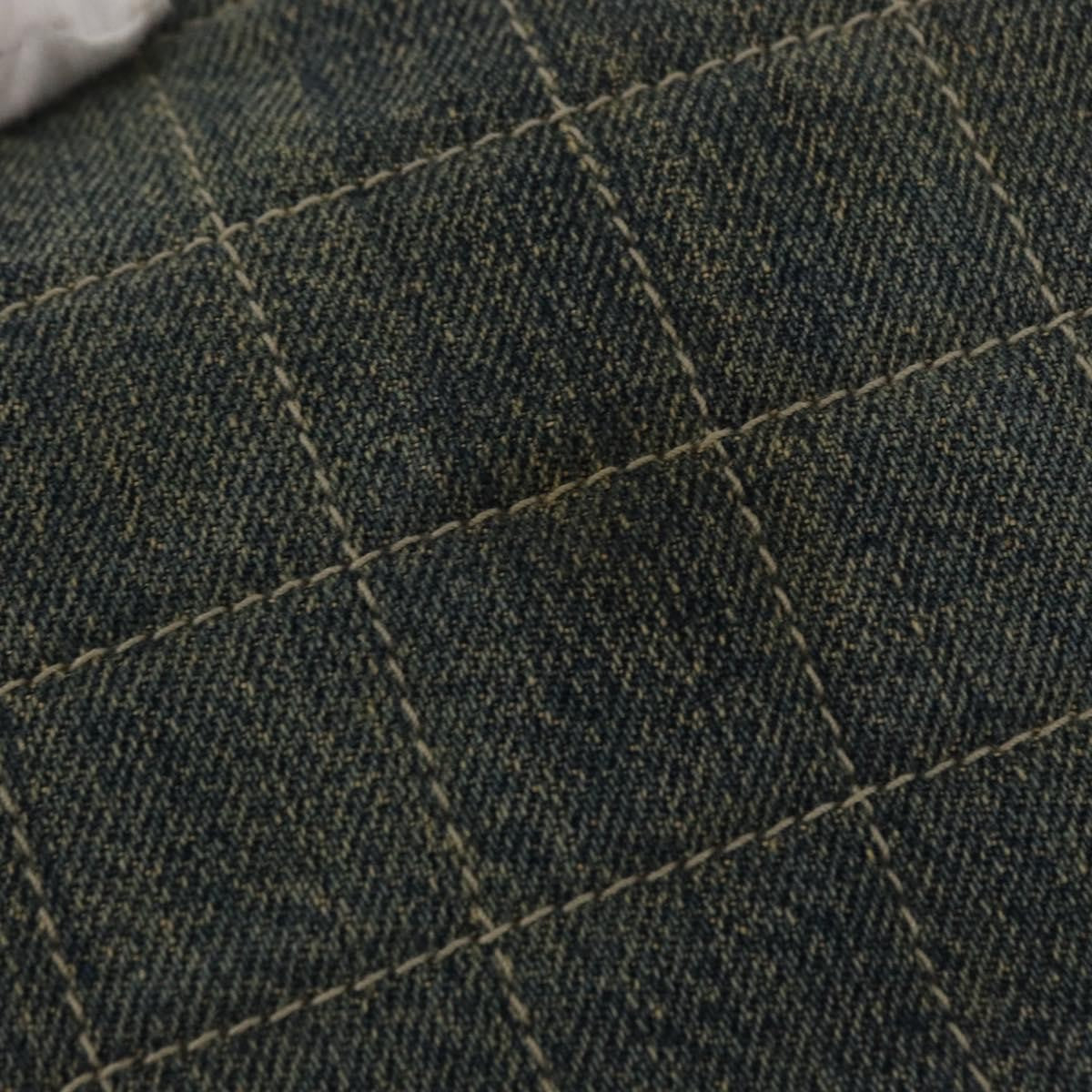 Chanel Chocolate Bar Flap Bag Quilted Denim, BLUE, DENIM_JEANS, Shoulder bag