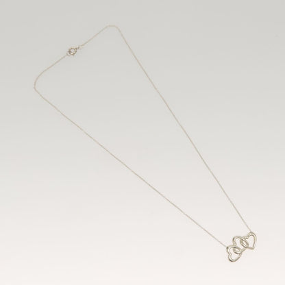 Tiffany & Co. Triple Heart Pendant Necklace Sterling Silver, SILVER, SILVER, Necklace