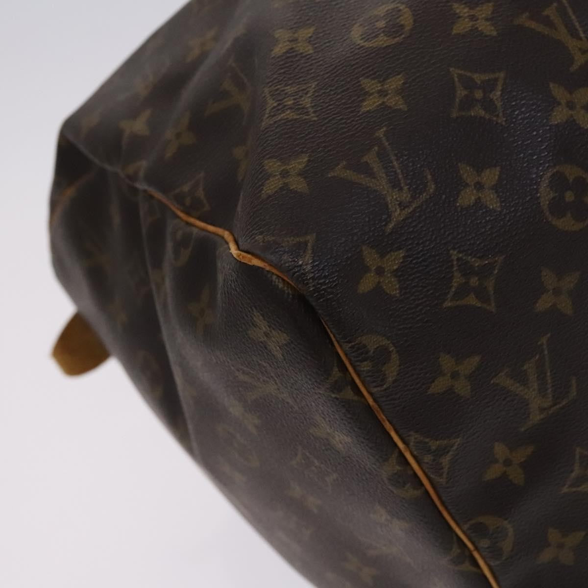 Louis Vuitton Keepall Bag Monogram Canvas, BROWN, CANVAS, Travel bag