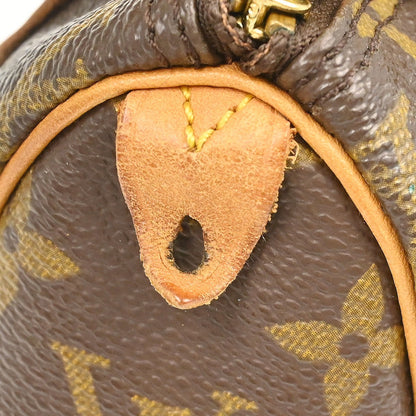 Louis Vuitton Speedy Mini HL Handbag Monogram Canvas, Brown, Canvas, Handbag