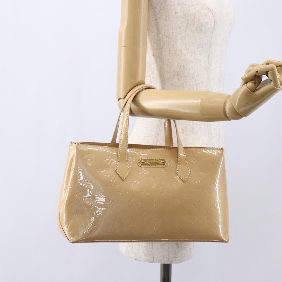 Louis Vuitton Wilshire Handbag Monogram Vernis, PINK, PATENT_LEATHER, Handbag