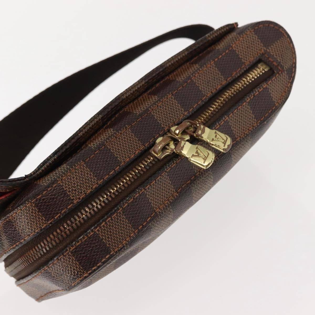 Louis Vuitton Geronimos Waist Bag Damier, BROWN, CANVAS, Shoulder bag