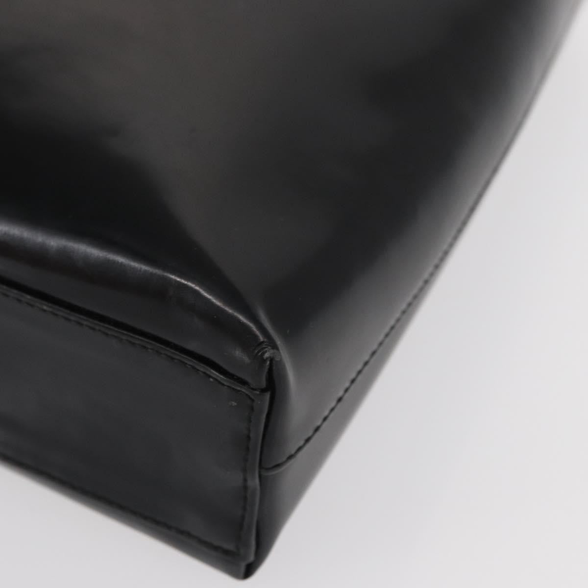 Salvatore Ferragamo Gancini Shoulder Bag Leather, BLACK, LEATHER, Shoulder bag