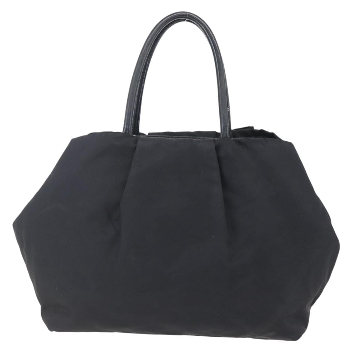 Prada Bow Tote Tessuto, BLACK, NYLON, Handbag