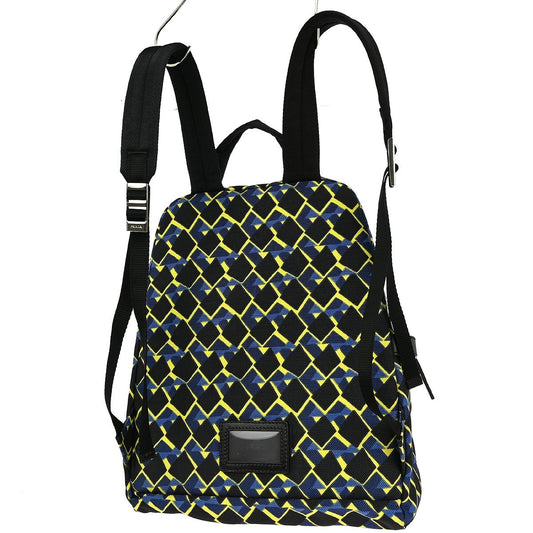 Prada Vintage Backpack Canvas, BLACK, CANVAS, Backpack