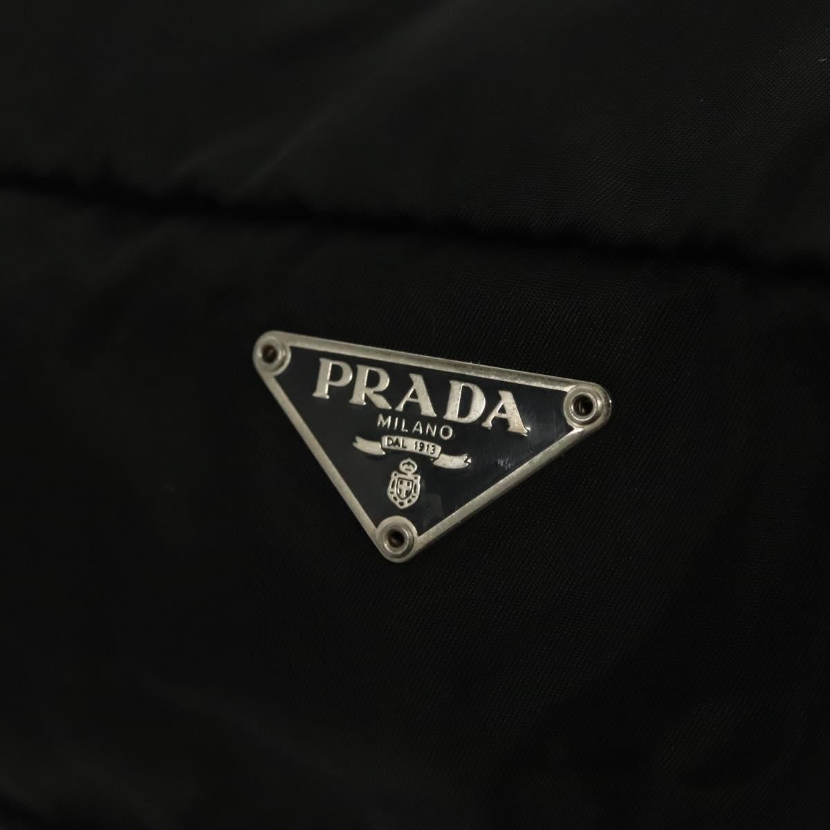 Prada Travel Pouch Tessuto, BLACK, NYLON, Clutche & pouche