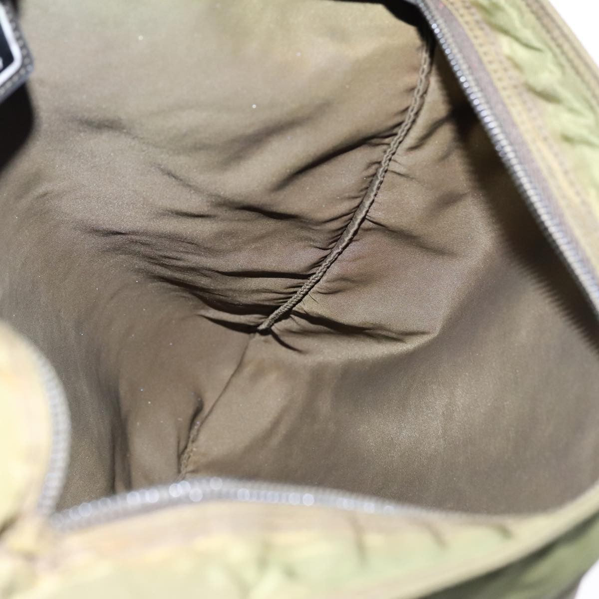 Prada Flat Messenger Bag Tessuto, KHAKI, NYLON, Shoulder bag