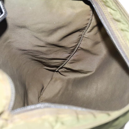 Prada Flat Messenger Bag Tessuto, KHAKI, NYLON, Shoulder bag