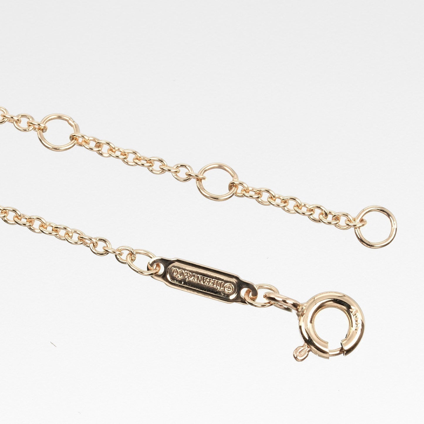 Tiffany & Co. 1837 Interlocking Circles Chain Bracelet 18K Rose Gold, GOLD, PINK_GOLD, Bracelet