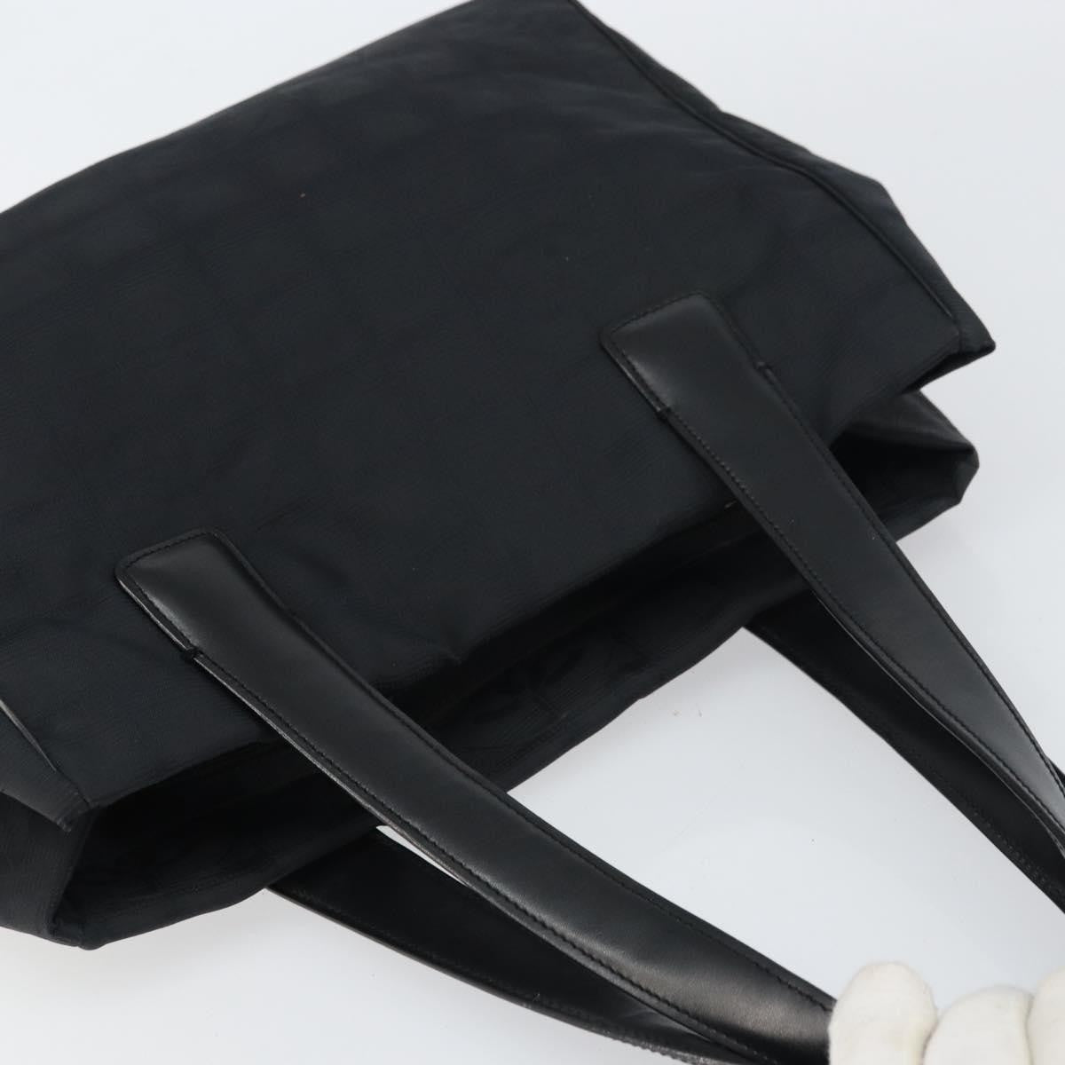 Chanel Travel Line Tote Nylon, BLACK, NYLON, Tote bag