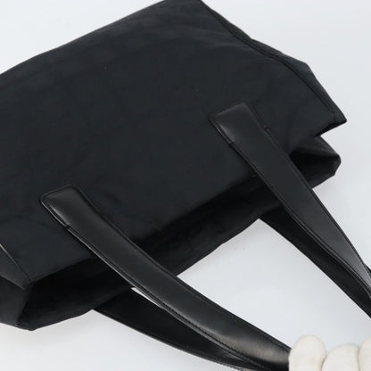 Chanel Travel Line Tote Nylon, BLACK, NYLON, Tote bag