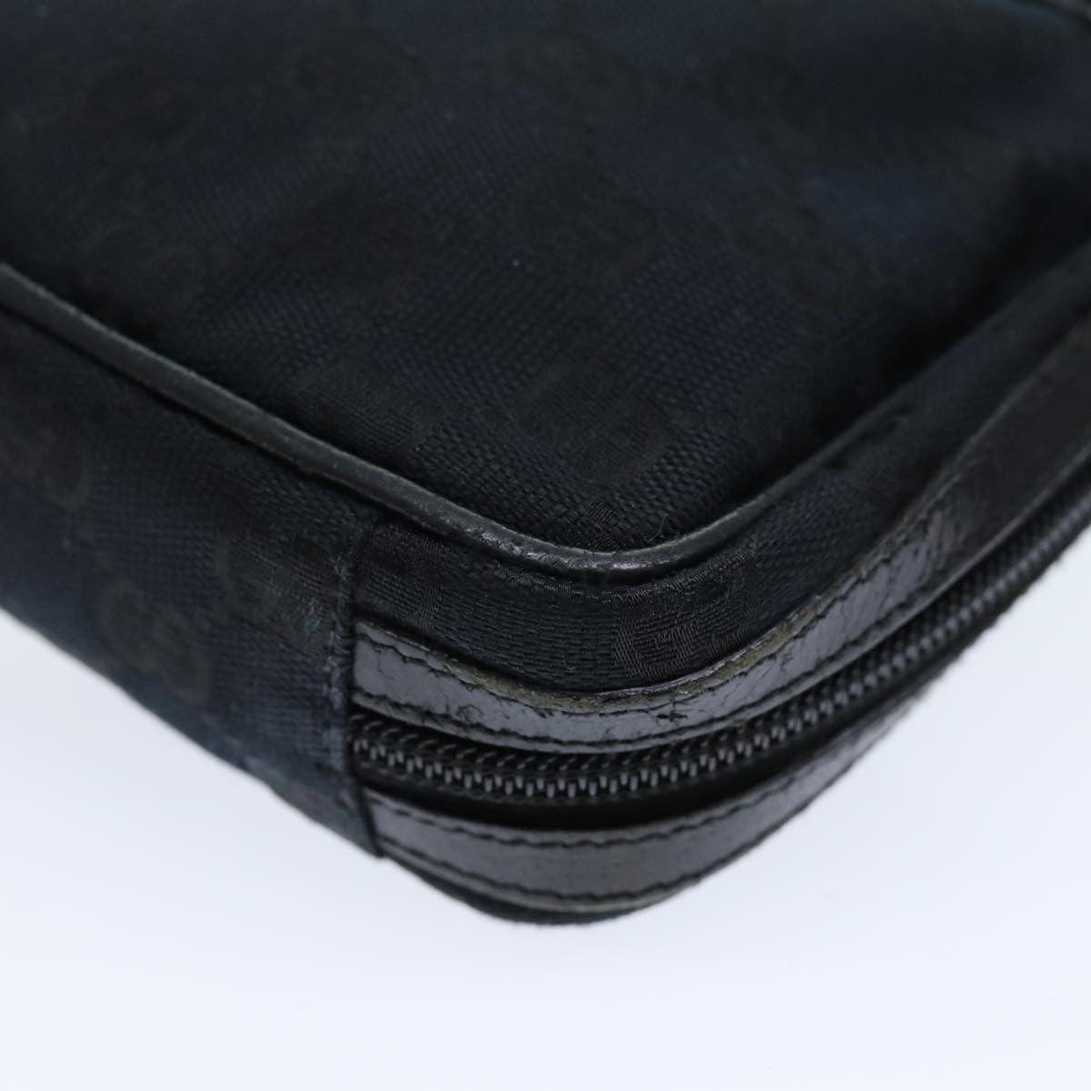 Gucci GG canvas pouch Canvas, BLACK, CANVAS, Clutche & pouche