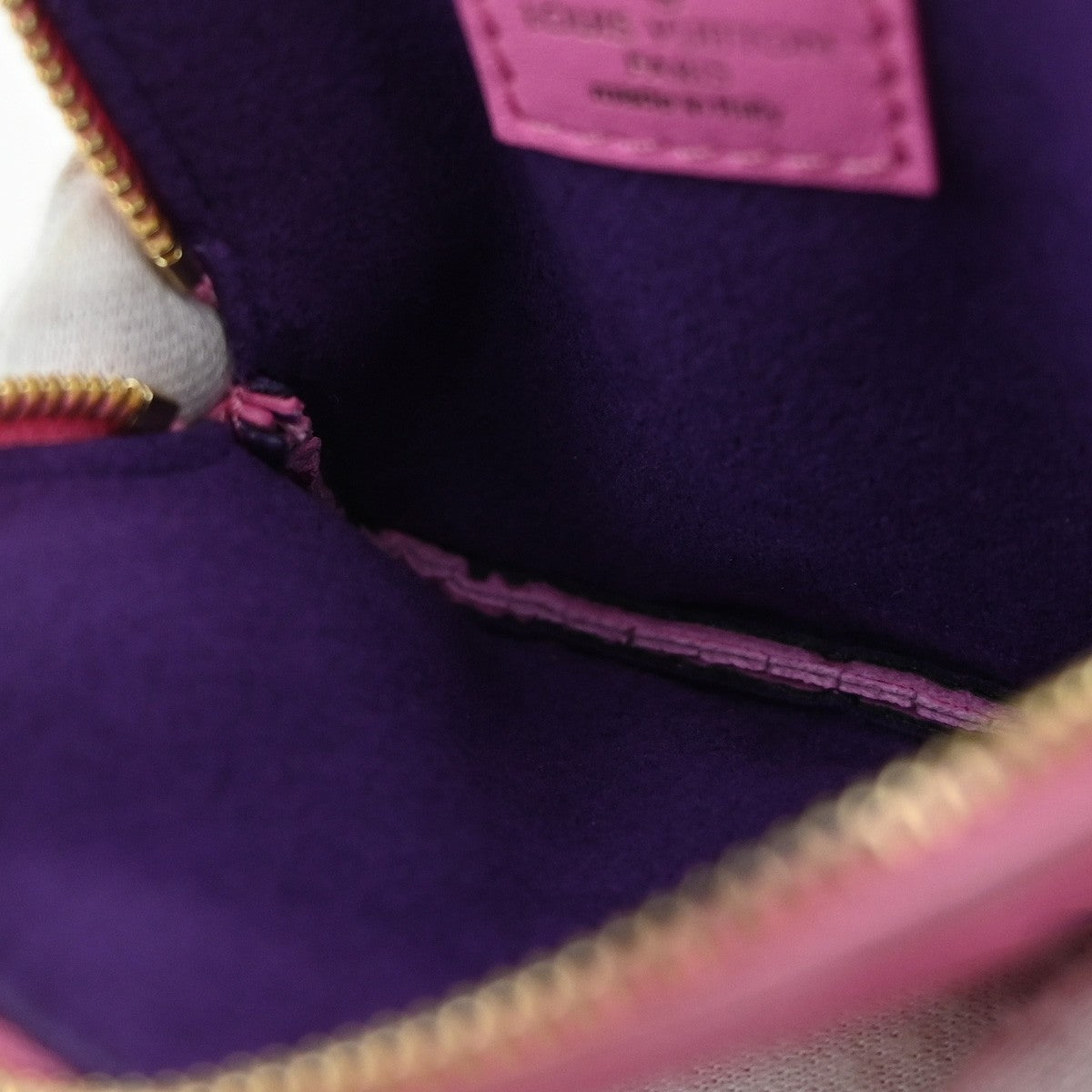 Louis Vuitton Lanyard Multipochette Coin Case Monogram Empreinte, PINK, LEATHER, Wallets