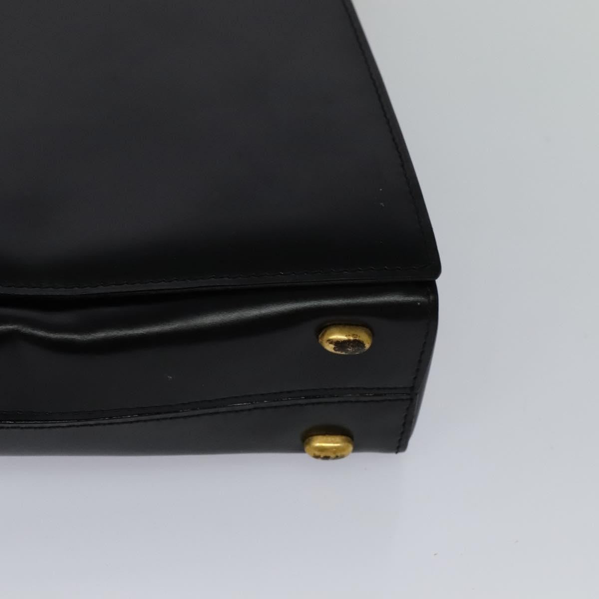 Celine Shoulder Bag Leather, BLACK, LEATHER, Shoulder bag