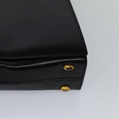 Celine Shoulder Bag Leather, BLACK, LEATHER, Shoulder bag