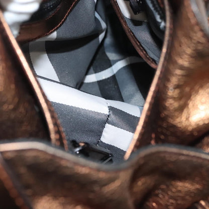 Burberry Warrior Hobo Leather, GOLD, LEATHER, Tote bag