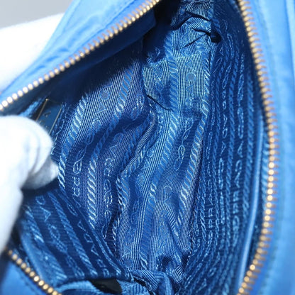 Prada Bow Camera Crossbody Bag Tessuto, BLUE, NYLON, Shoulder bag