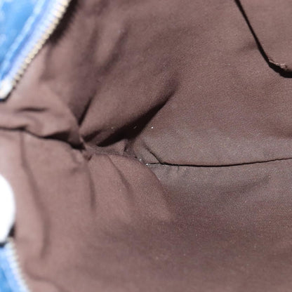 Gucci Zip Top Messenger Bag Diamante Leather, BLUE, LEATHER, Shoulder bag