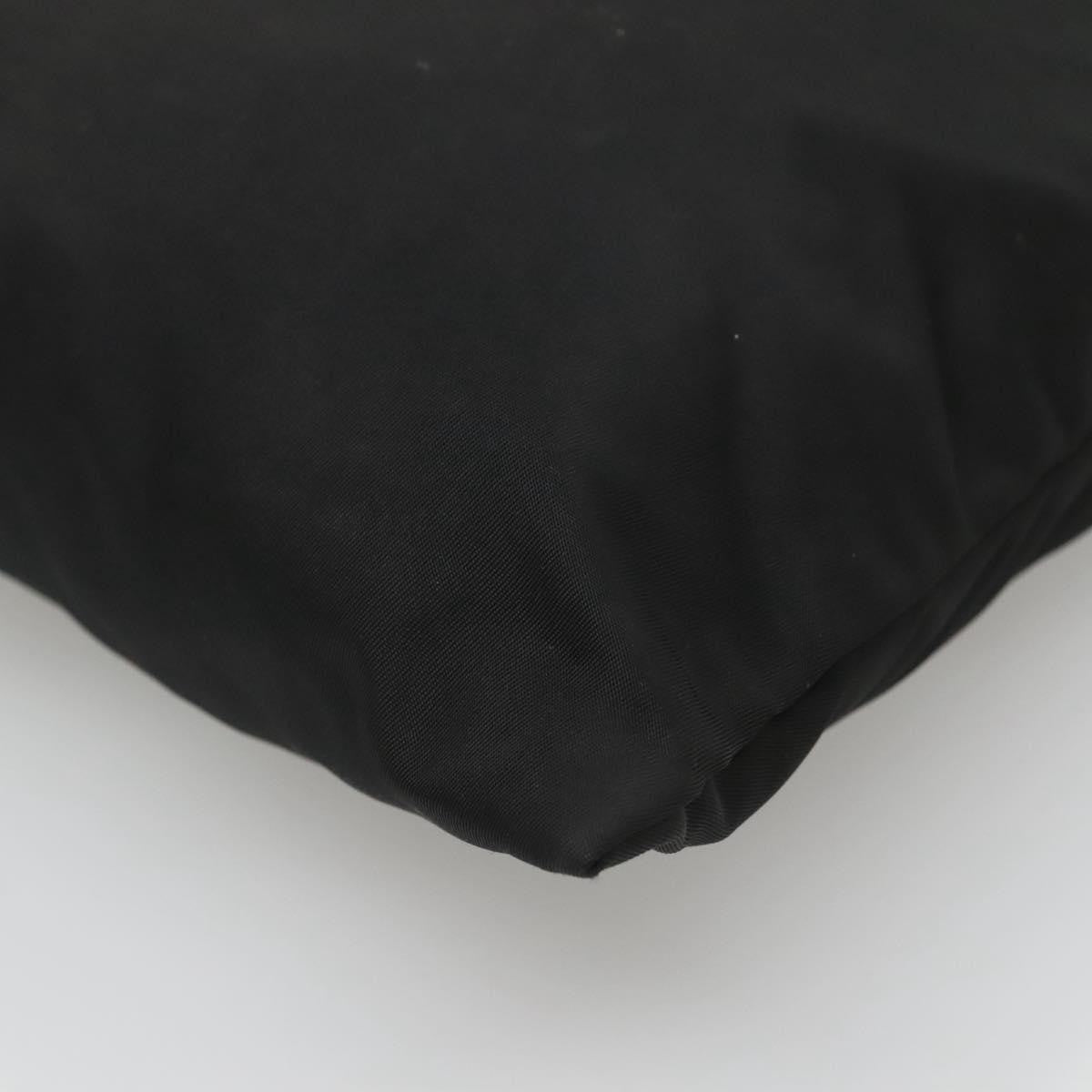 Prada Flat Messenger Bag Tessuto, BLACK, NYLON, Shoulder bag