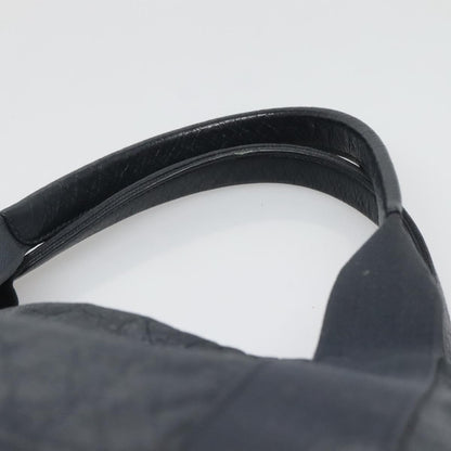 Balenciaga Navy Cabas Leather, BLACK, LEATHER, Tote bag