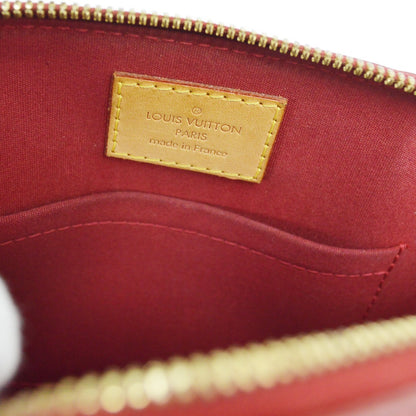 Louis Vuitton Alma Handbag Monogram Vernis, RED, PATENT_LEATHER, Handbag