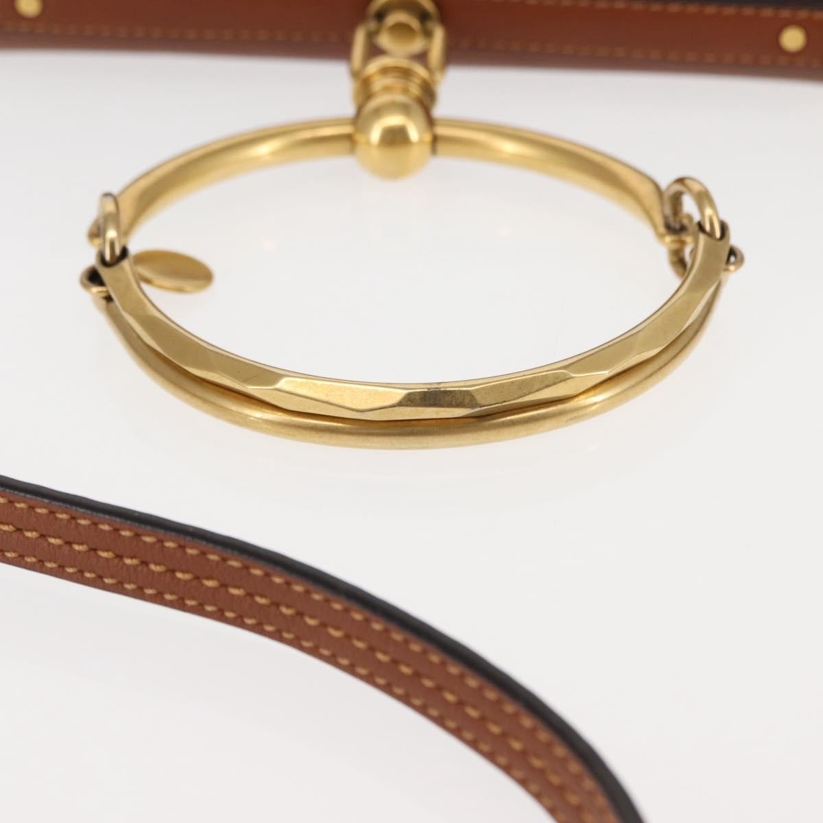 Chloe Nile Crossbody Bag Leather, BROWN, LEATHER, Crossbody bag