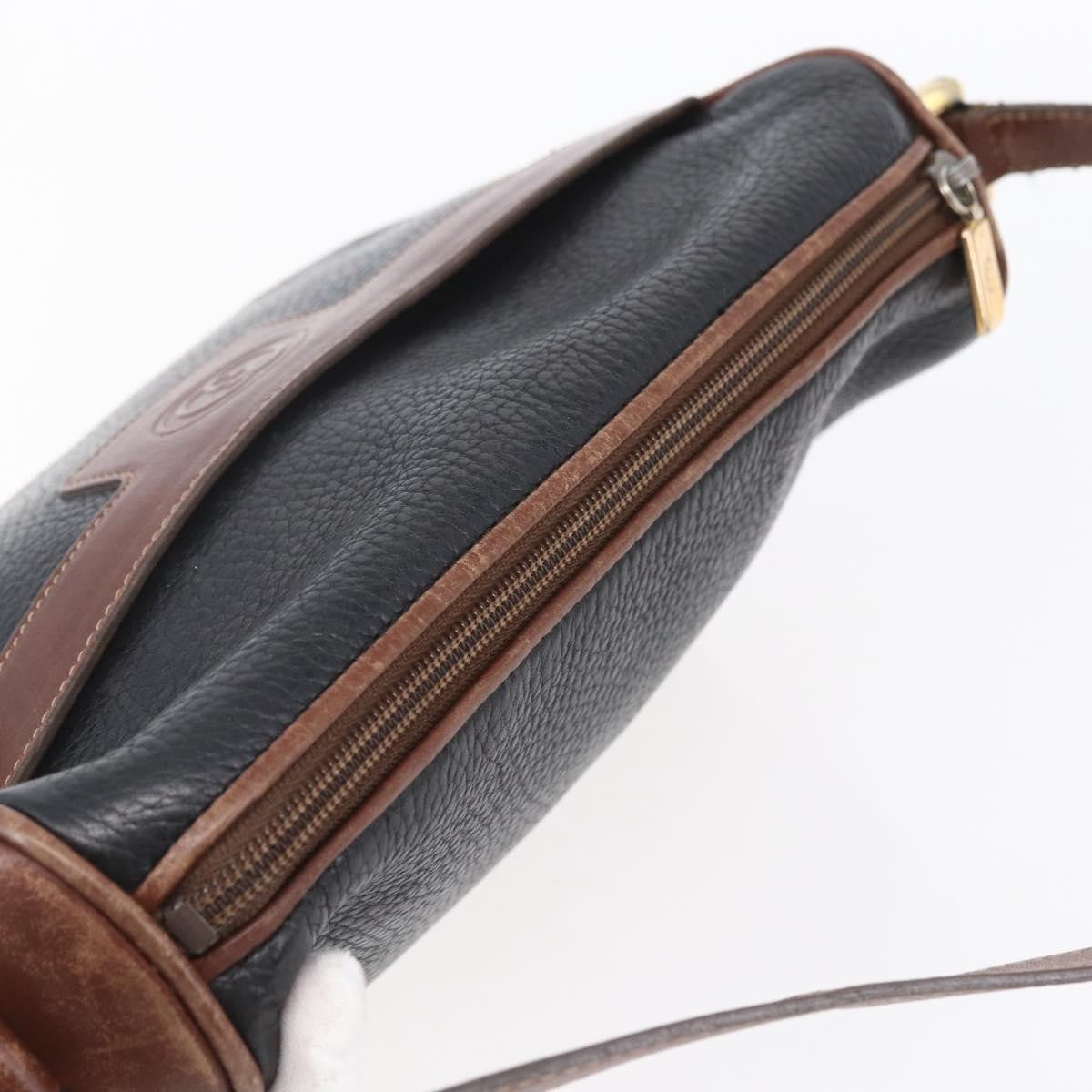 Gucci Vintage Shoulder Bag Leather, BLACK, LEATHER, Shoulder bag