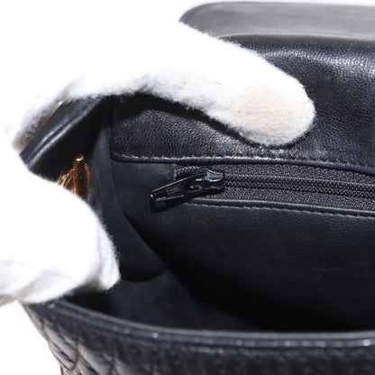 Bally Vintage Shoulder Bag Leather, BLACK, LEATHER, Shoulder bag