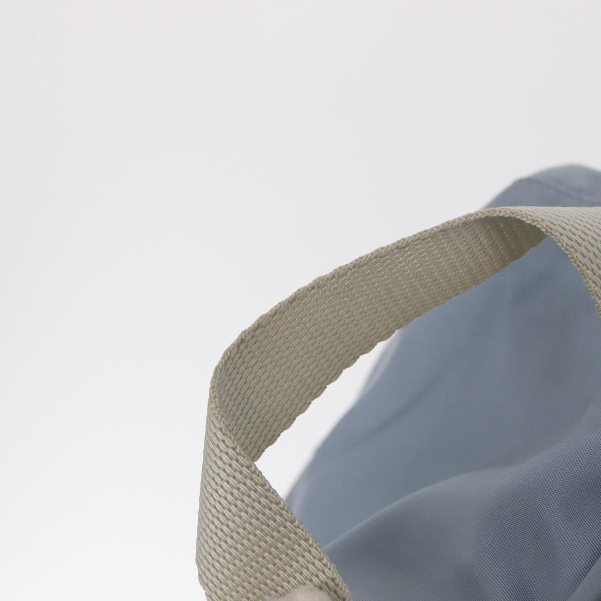 Prada Vela Double Front Pocket Backpack Tessuto with Saffiano Leather, BLUE, NYLON, Backpack