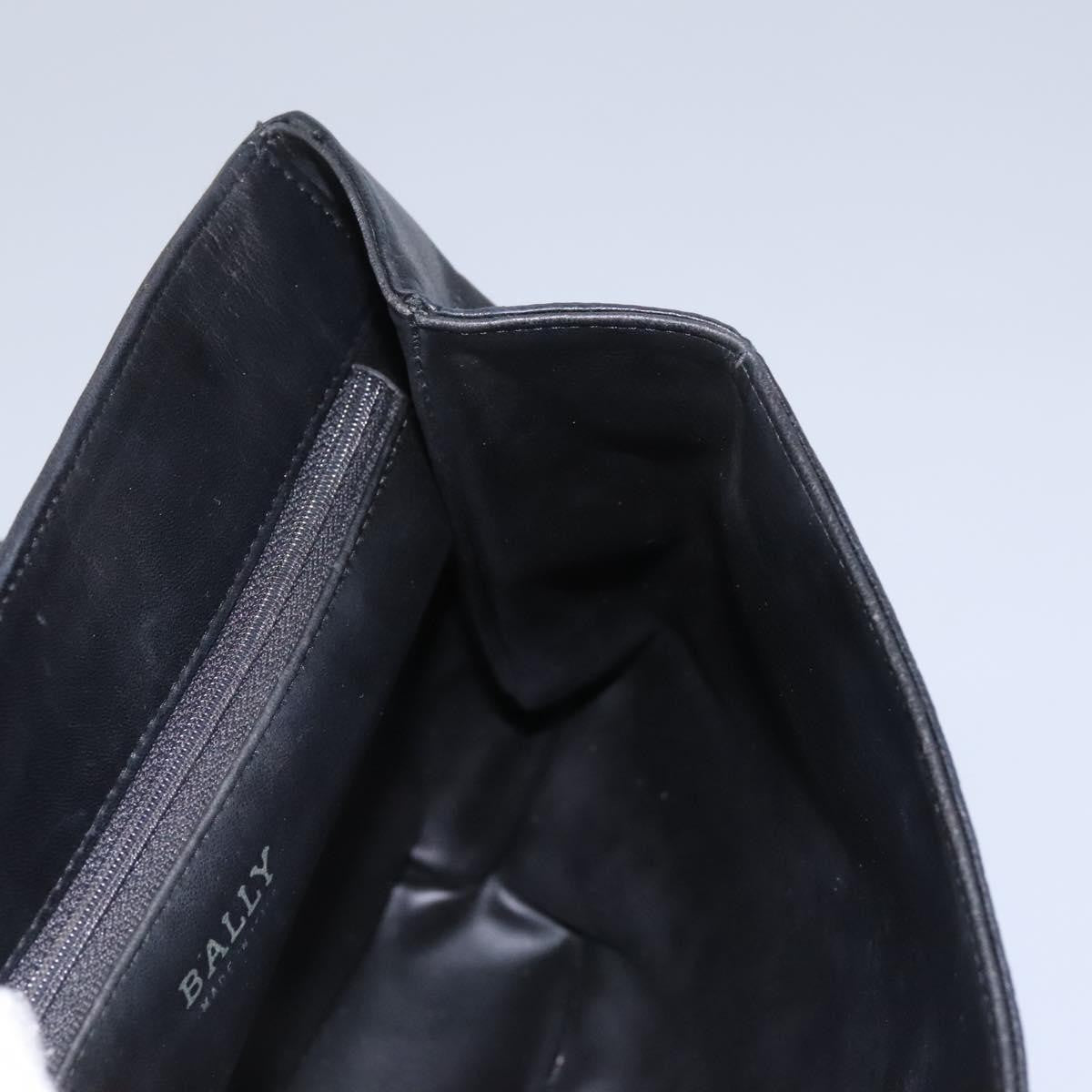 Bally Vintage Handbag Quilted Leather, Black, Leather, Handbag