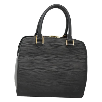Louis Vuitton Pont Neuf Handbag Epi Leather, BLACK, LEATHER, Handbag